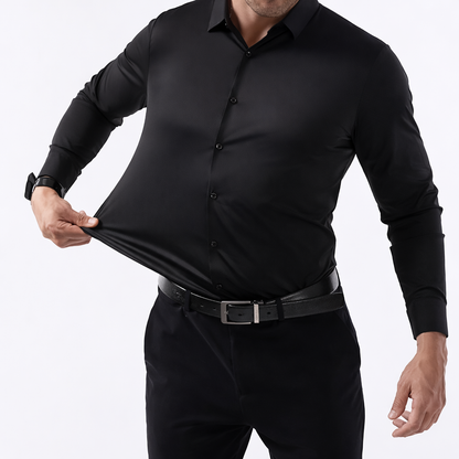 Caresio | Komforthemd – Knitterfrei Stretch