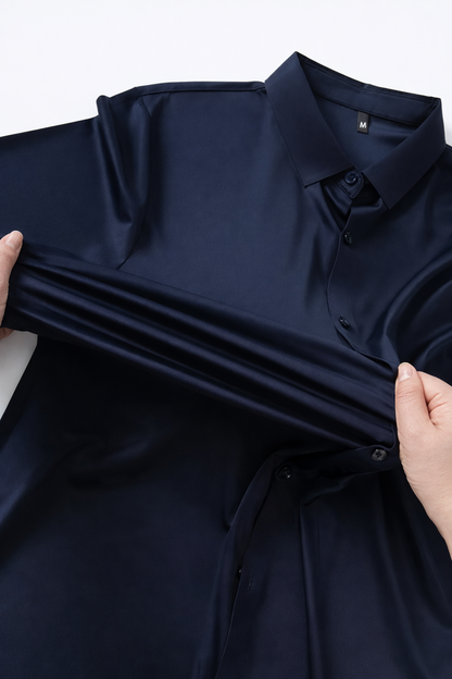 Caresio | Komforthemd – Knitterfrei Stretch