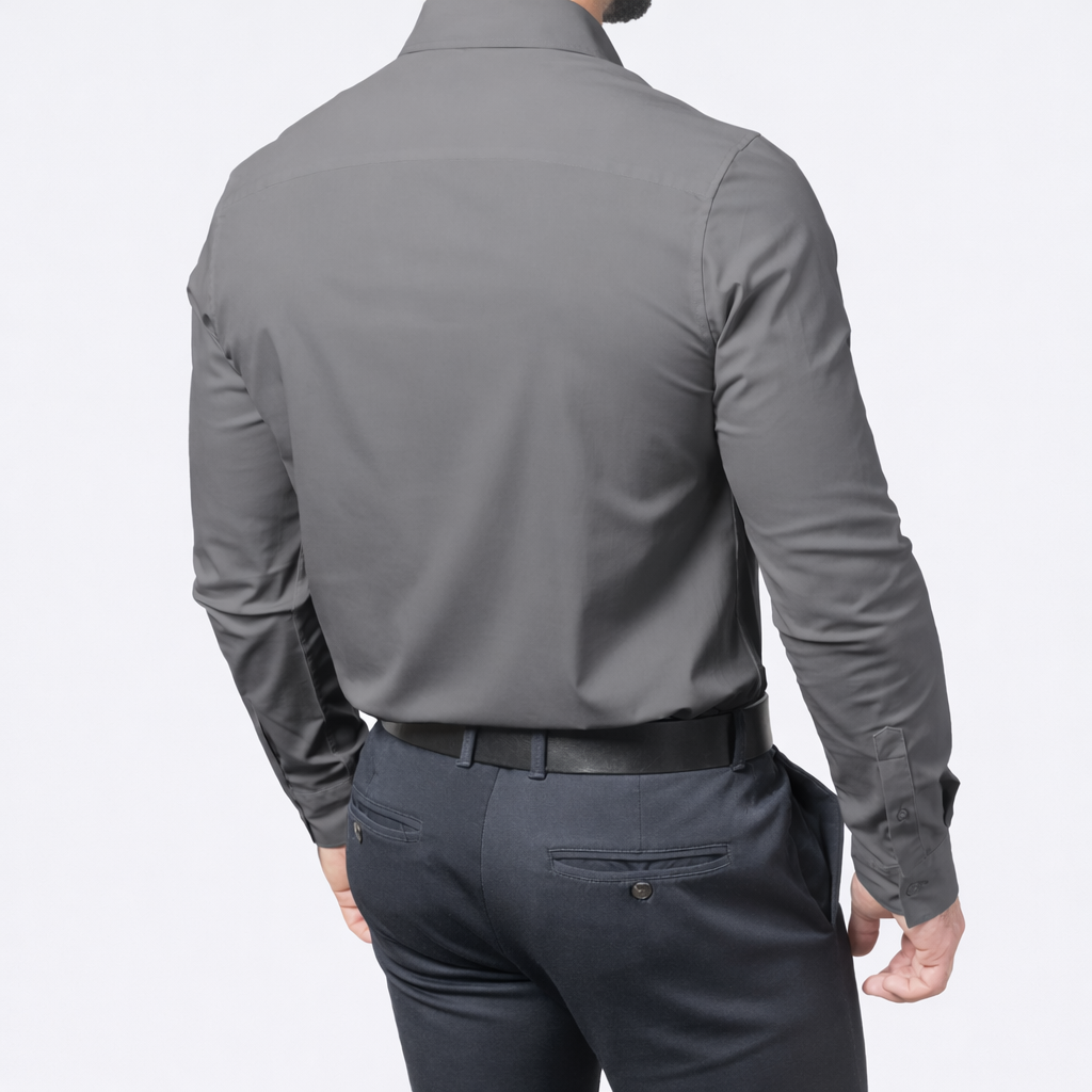 Caresio | Komforthemd – Knitterfrei Stretch